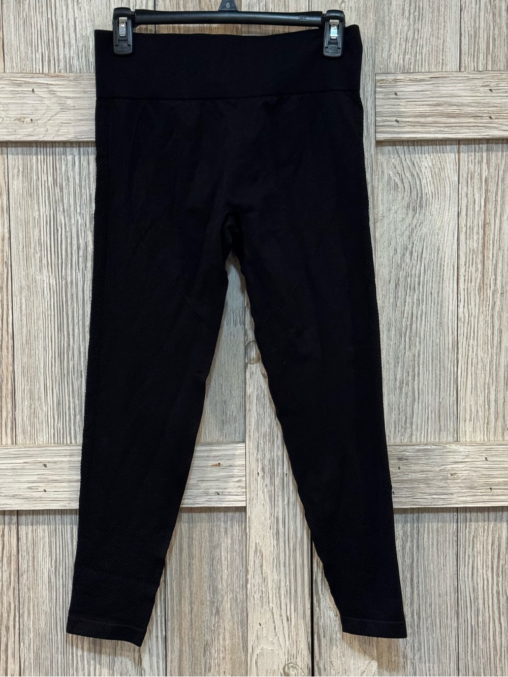 BRXL Black Active Leggings with Booty Lifting Seams Sz XL